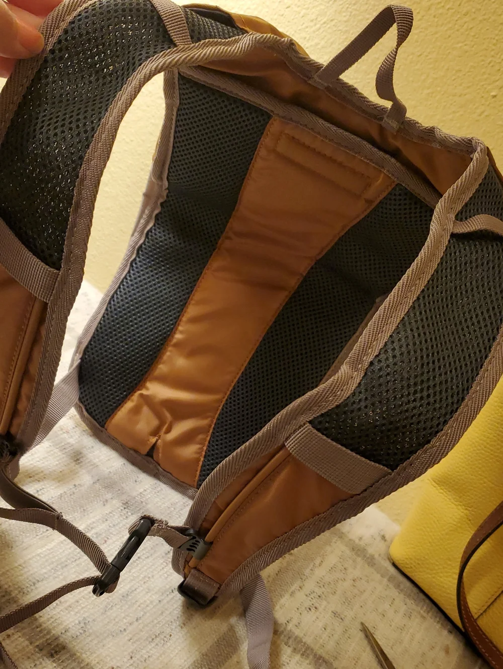 Ozark Trail Two-Tone Backpack in Brown and Gray